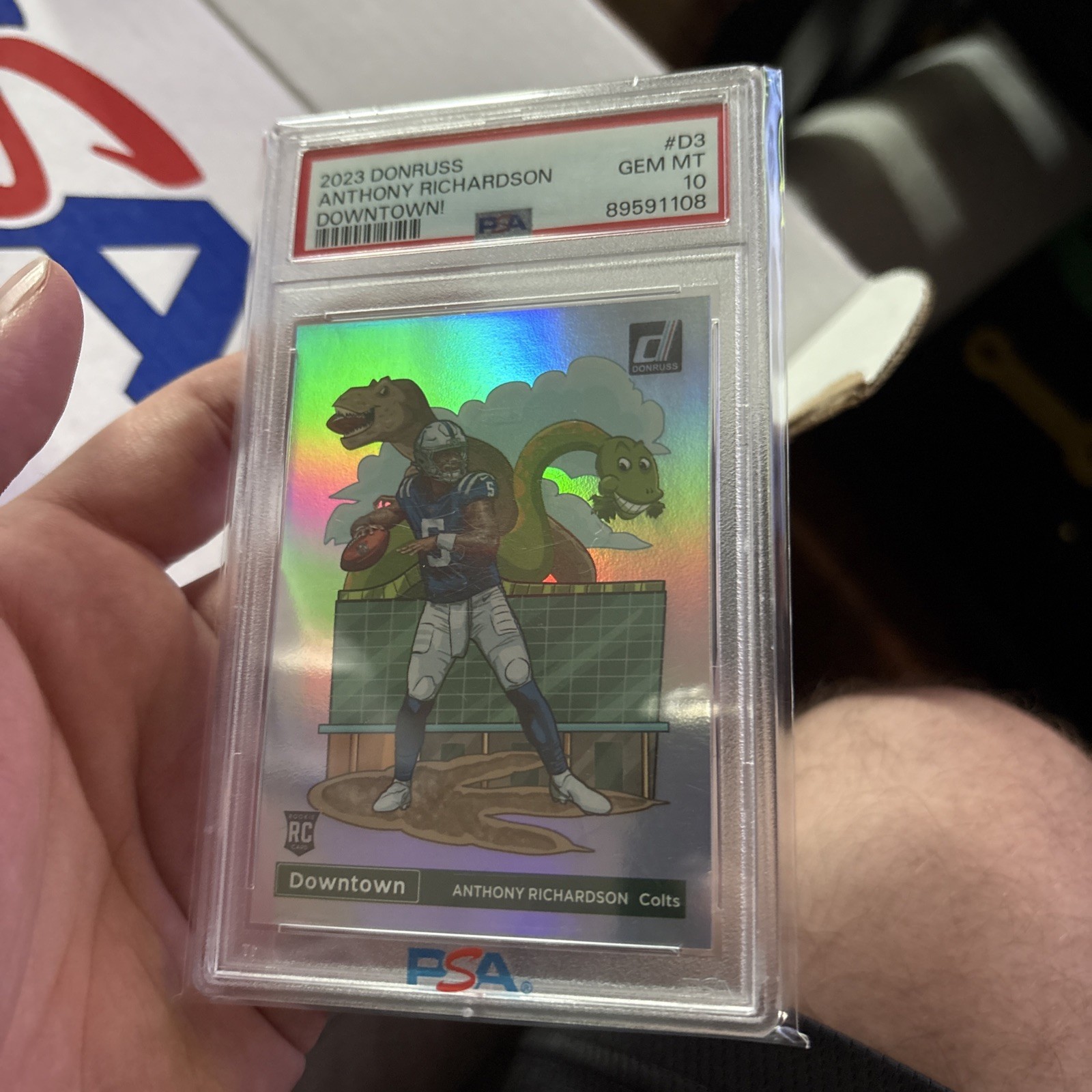 2023 Panini Donruss - Downtown! Anthony Richardson #D-3 (RC) PSA 10 🔥