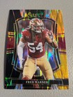 2025 Panini Select Football Black and Gold Shock Fred Warner #118