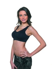 Bravo The Ultimate Comfort Bra Sizes 8 - 30  Black with removable pads