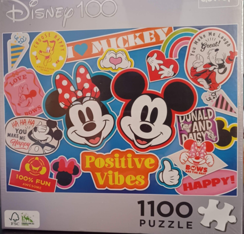 Trefl-1100 piece-Disney Mickey&Minnie- jigsaw puzzle Just Released in Europe - Picture 1 of 2