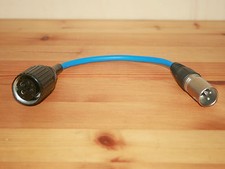 Adattatore Tuchel panno grande - XLR blu per Sennheiser MD421 MD441 e altri
