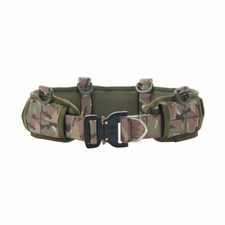Hunting Tactical Quick Release Molle Waist Belt Hang Buckle Padded Belt Strap