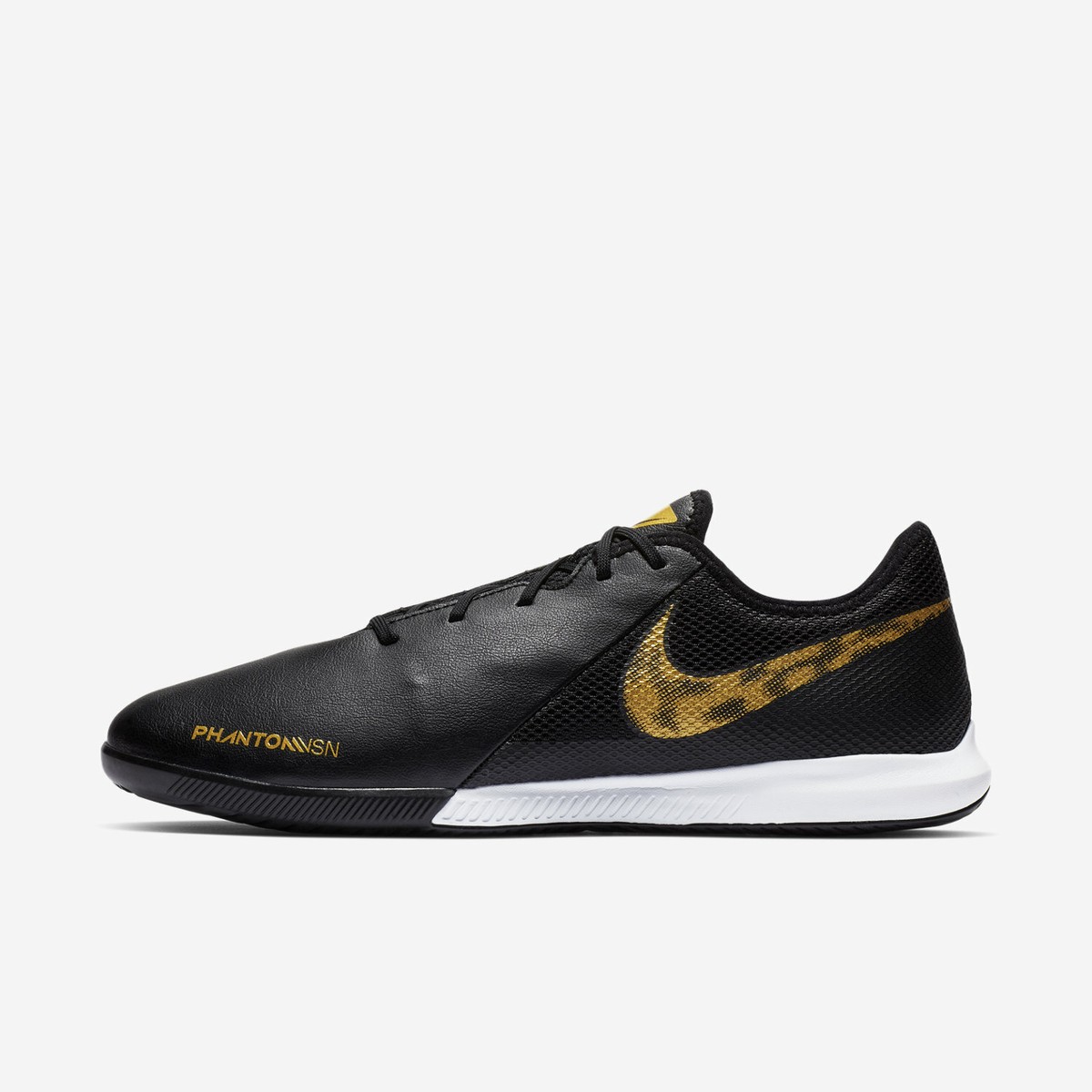 Men's Nike Phantom VSN Academy IC Sz Black/Gold AO3225-077 FREE SHIPPING