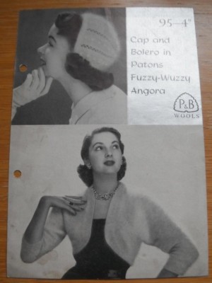 Vintage Patons & Baldwins Cap & Bolero in 3 Größen Strickanleitung 95