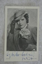 Sybille Schmitz, Ross Verlag, handsigniert 1939, A 2137/1, Foto Haenchen
