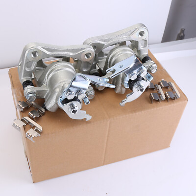 Pair Of Rear Brake Calipers With Brackets For Honda Accord (2008-2012) – CCIYU Direct Replacement