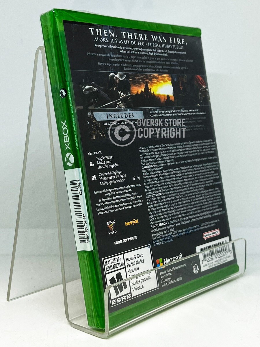 Dark Souls Remastered Xbox One Brand New Factory Sealed