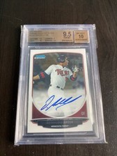 Oswaldo Arcia 2013 AUTOGRAPH CARD BOWMAN BECKETT 9.5 GEM MINT GOLD T11-29