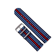 Two-Piece Smart Watch Martini Racing Inspired Strap Nylon Watch Band