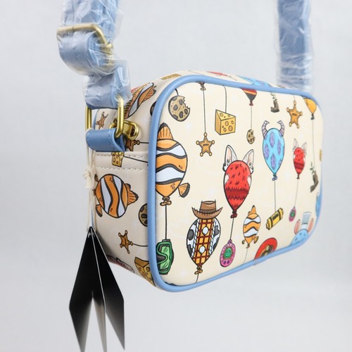 Loungefly Disney Pixar Balloons Crossbody Bag Camera Purse Finding Nemo Wall-E - Picture 7 of 15