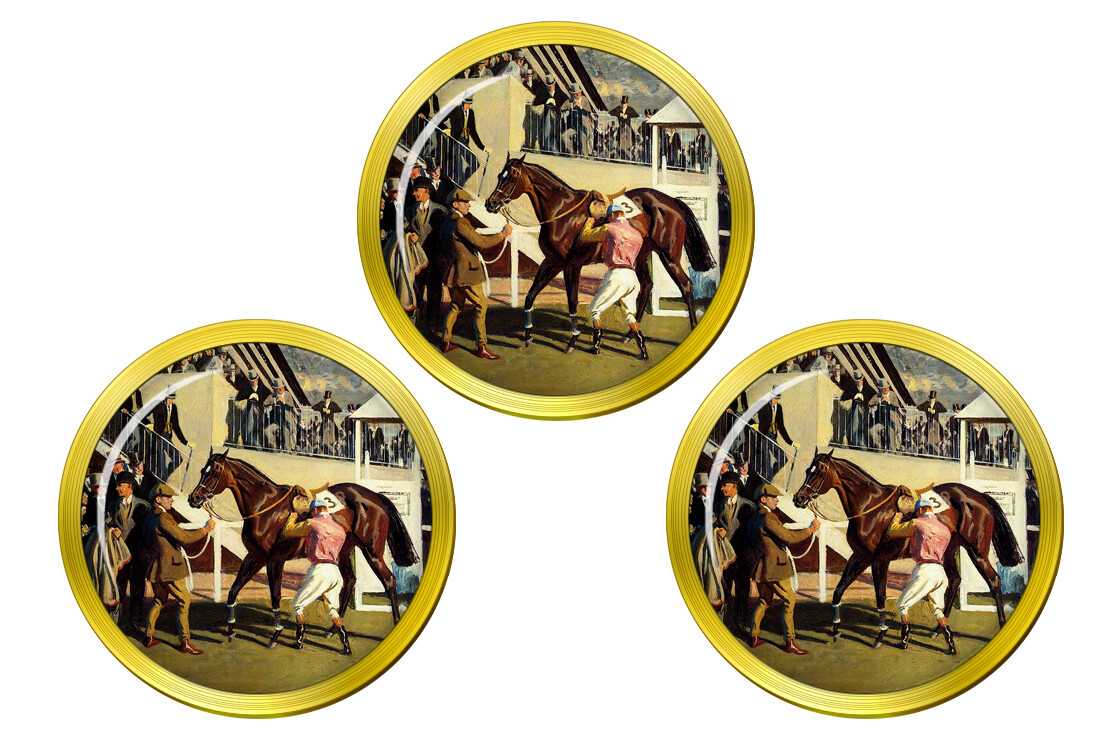 Horse Racing Winner at Epsom Golf Ball Markers