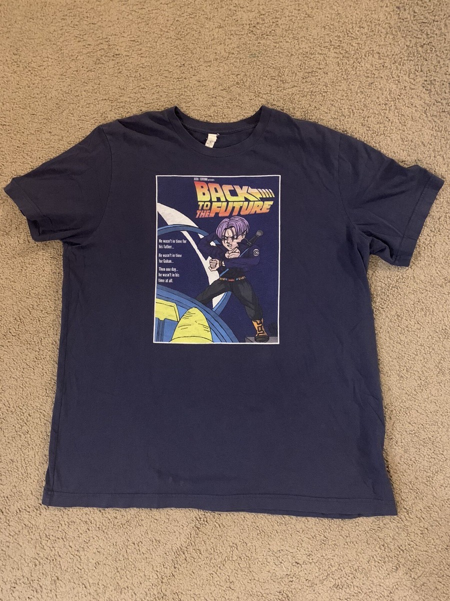 Dragon Ball Z / Back To The Future Shirt XL Future Trunks Time