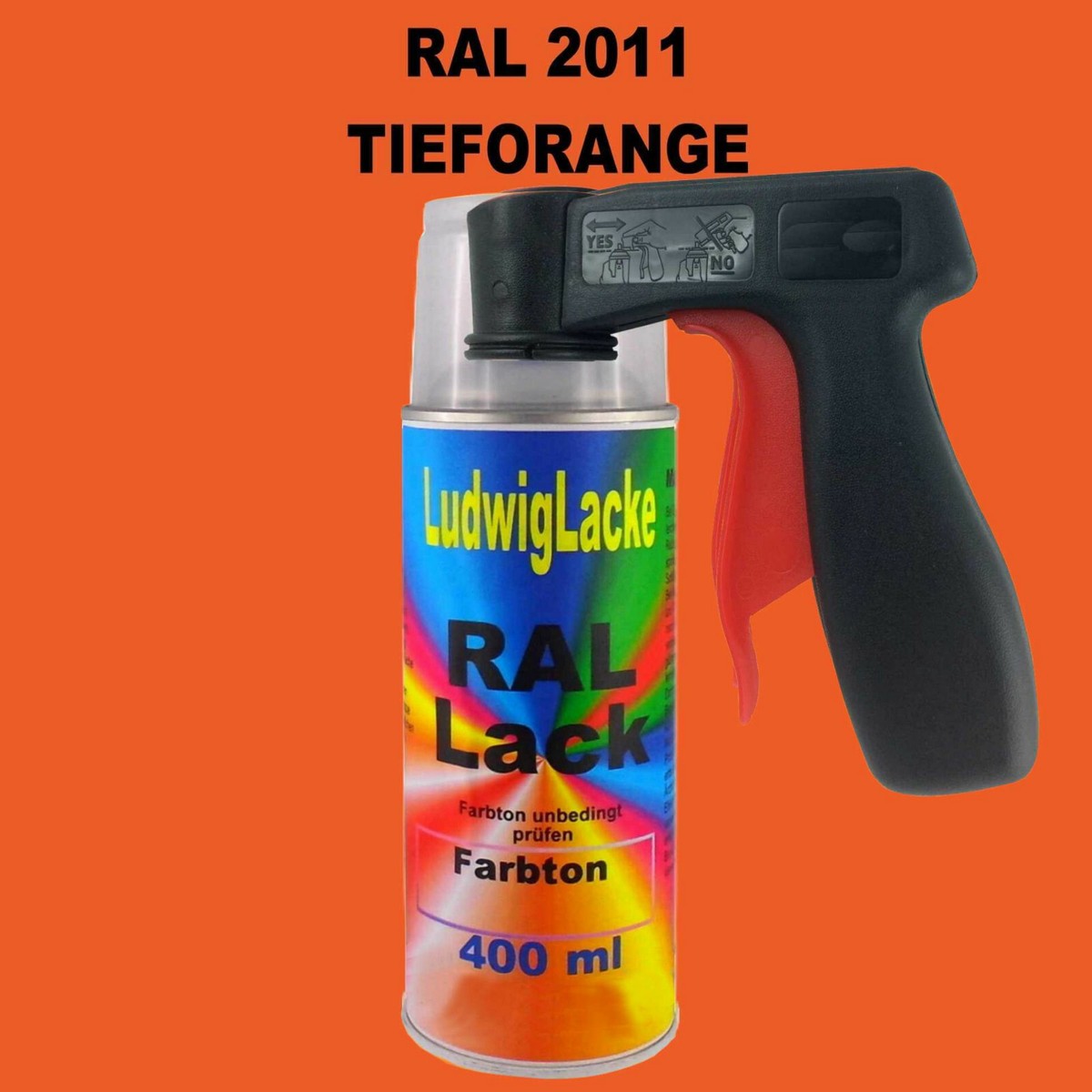 LudwigLacke RAL 8022 Schwarzbraun Matt – 1K Sprühlack Mit Griff Für Innen & Außen