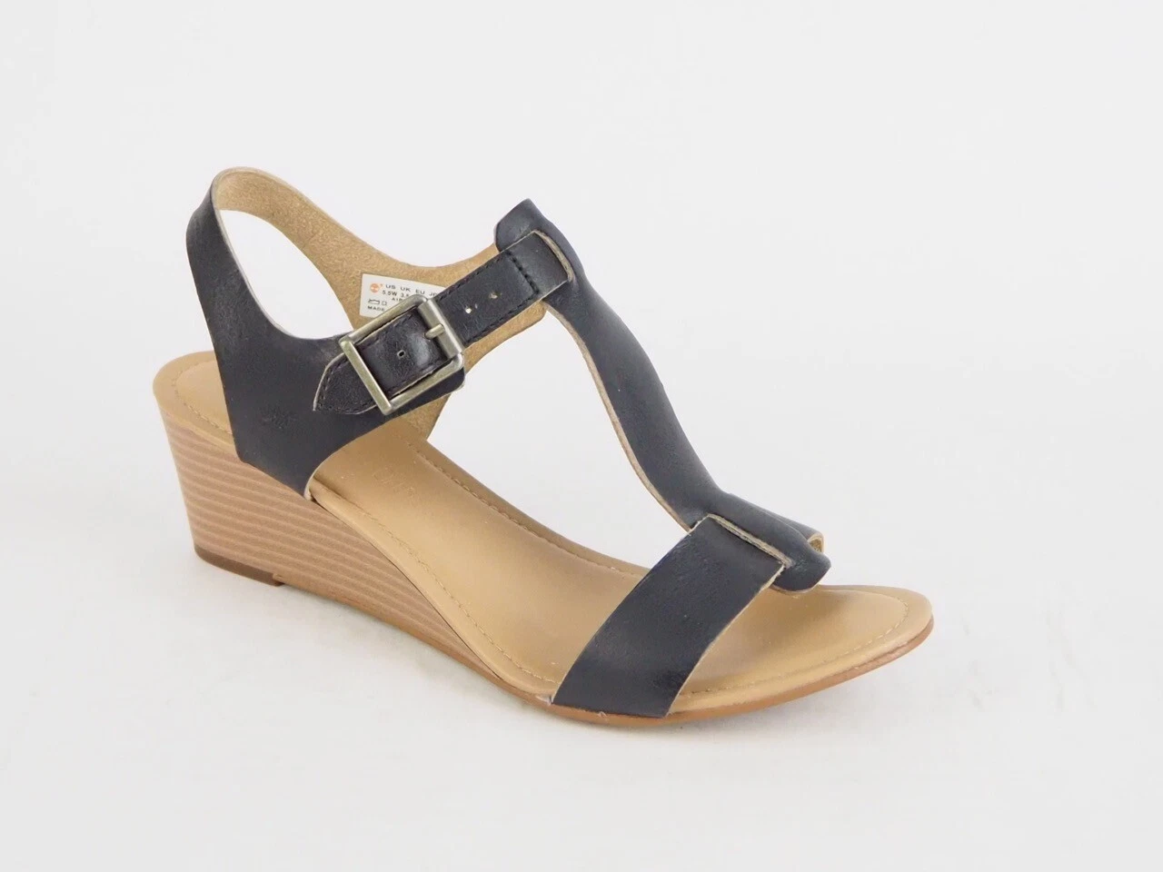 Sandali estivi donna Timberland Sibbern cinturino a T sabbia A1B9I pelle nero donna