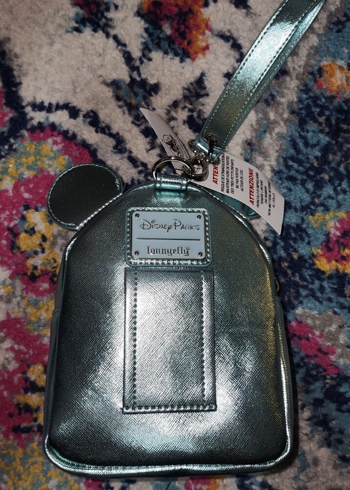 Limited Edition Disney Parks Loungefly Backpack - Sequined Arendelle Aqua Blue Disney main image 4