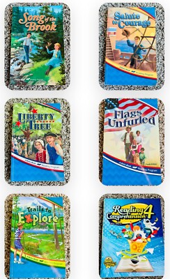 Lot Of 6 Abeka Reading Program 4th Grade Readers Various Purchased New Not Used