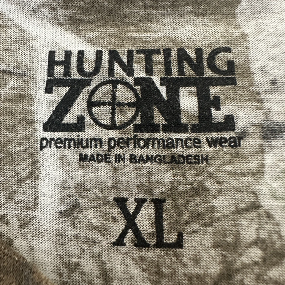 Hunting Zone RealTree Shirt Mens XL Camoflauge Long Sleeve Woodlands Outdoors - Image 2 of 4