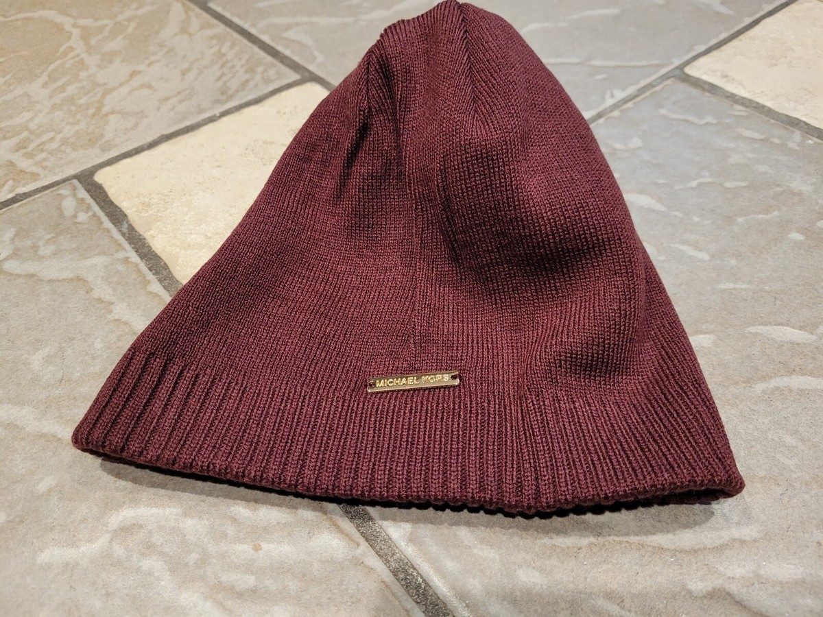 ⚡️Michael Kors Reversible Beanie NEW MICHAEL KORS REVERSIBLE BEANIE HAT KNIT HAT WOMENS | eBay main image 3