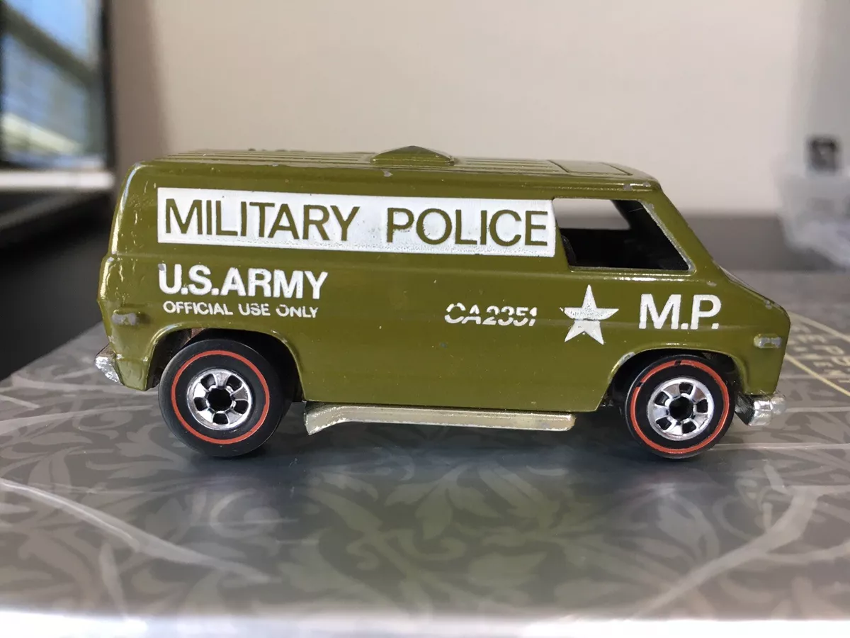 Hot wheels military police van hotsell