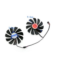 CF1010U12S 85MM/95MM Cooler Fan Fit for XFX RX580 590 8G Black Wolf Edition Part