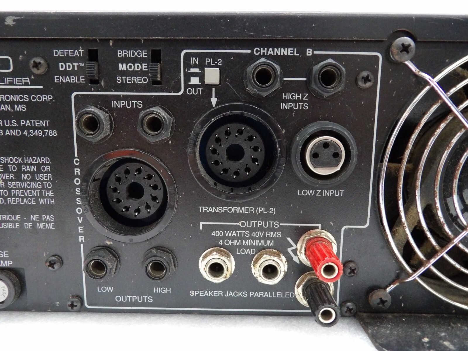 Peavey CS 800 Stereo Power Amplifier Parts/Repair eBay