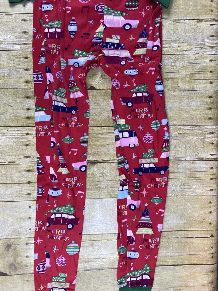 Traje Unión Salón Dormir Navidad Una Pieza Adulto Talla XS Rojo Verde Foto 4 de 4