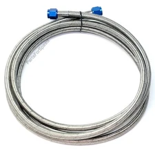 12 foot / 144" 6AN Braided Nitrous Feed Line / Hose Teflon Core Made in USA