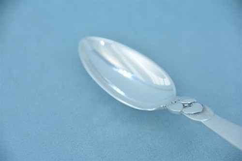 Georg Jensen Kaktus Sterlingsilber 6" Obst orange Zitruslöffel kein Monogramm - Bild 3 von 7
