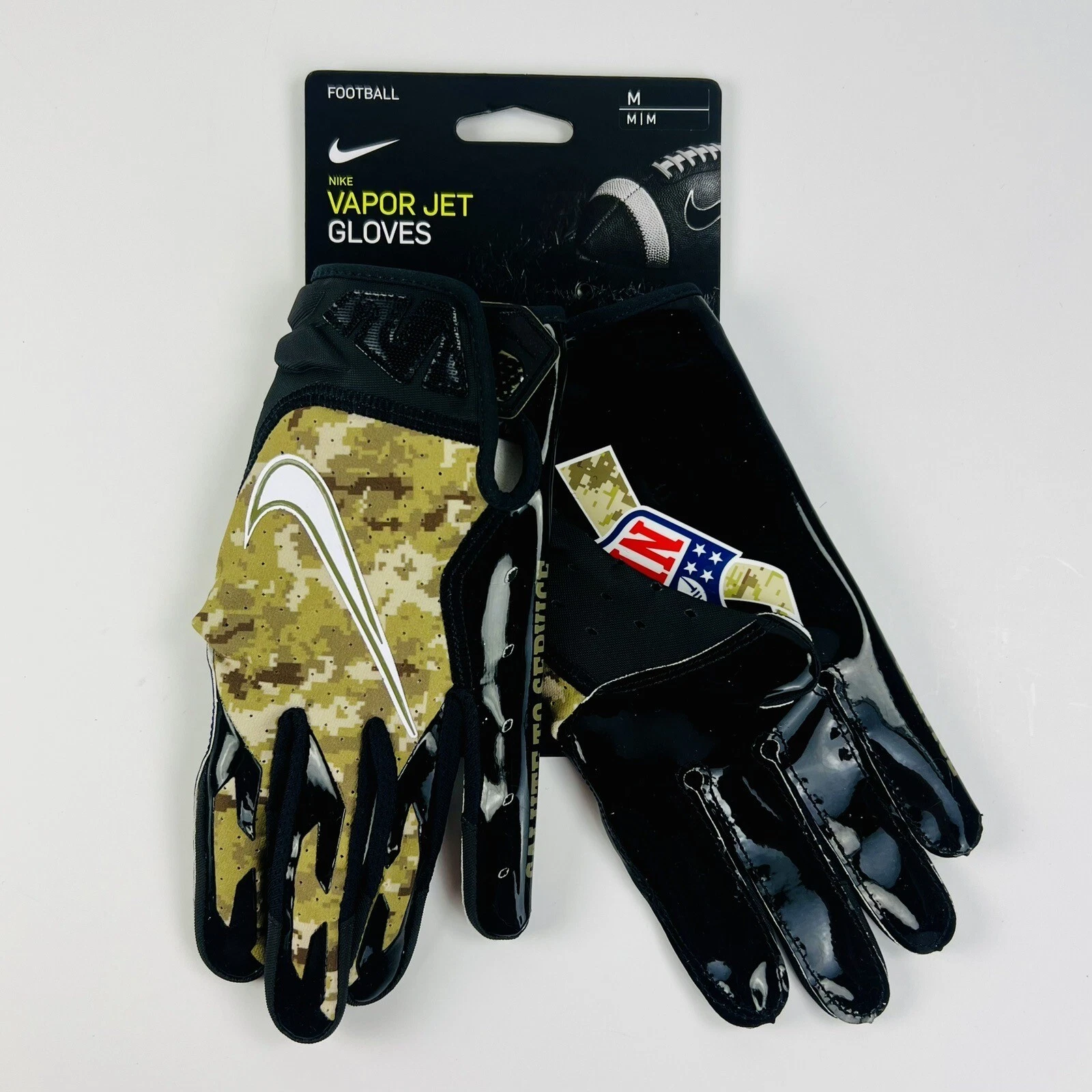Nike Vapor Jet 6.0 Salute to Service Football Receiver Gloves Camp Men’s Size M
Opens in a new windo