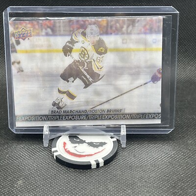 2017-18 Upper Deck Tim Hortons Brad Marchand Triple  Exposure   # TE-7  