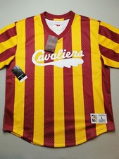 MITCHELL & NESS Mens UK L Cleveland Cavaliers NBA Jersey BNWT Hardwood Classics