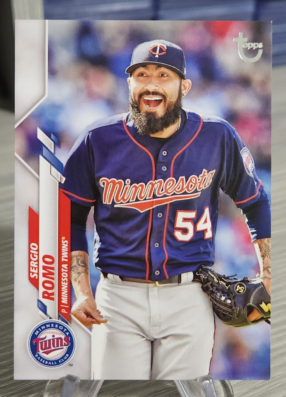 Sergio Romo 2020 Topps Series Two Vintage Stock /99 #576 Minnesota Twins/SFG