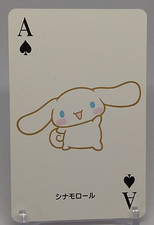 Cinnamoroll Sanrio Characters Playing Cards Spade A 2023 Not For Sale Japanese