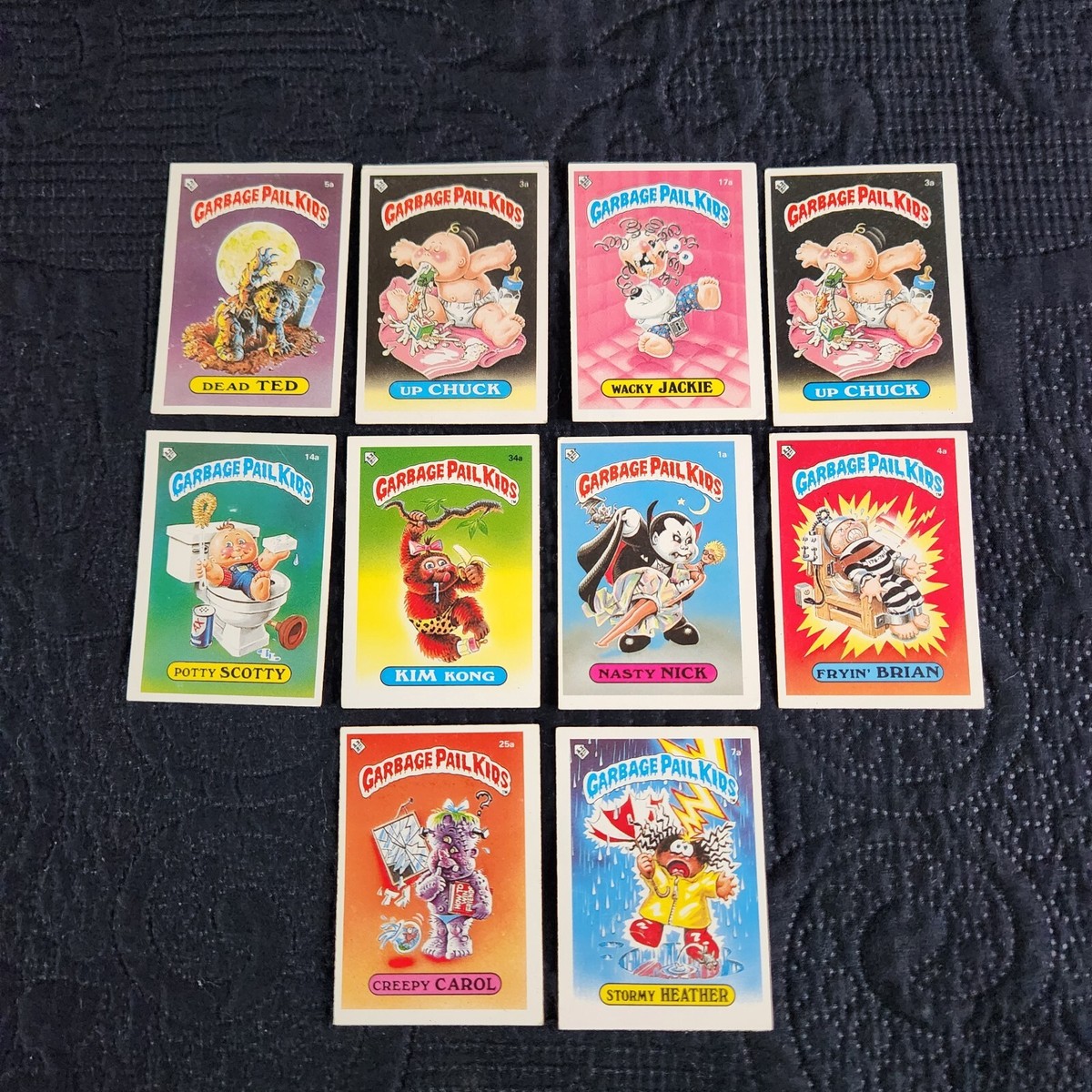 Garbage Pail Kids Mini Lot Nasty Nick Uk Mini. 1a 1985 GPK Sticker