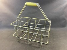 Ancien panier porte bouteille men métal de bistrot vintage déco années 1950