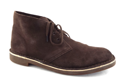 CLARKS Size 11.5 BUSHACRE Chukka Brown Suede Ankle Boots 11  display picture 1