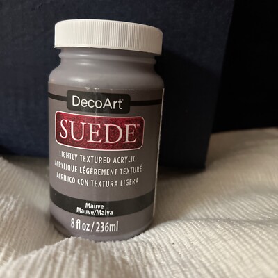 DecoArt Suede Paint 8oz-Mauve -DSU8OZ-10