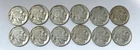 12 Buffalo Nickels / Assorted / Free Shipping DSa12