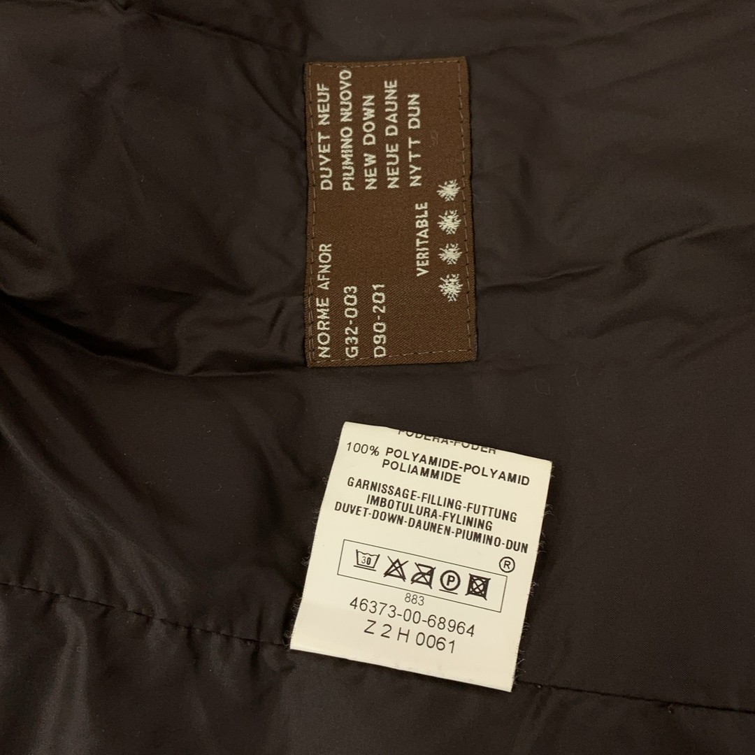Moncler Brown Tag Double Zip Short Down Coat 0 Dark Womens Used KLDR-0 thumbnail 7