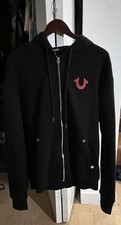 True Religion Graphic Zipup, Size medium