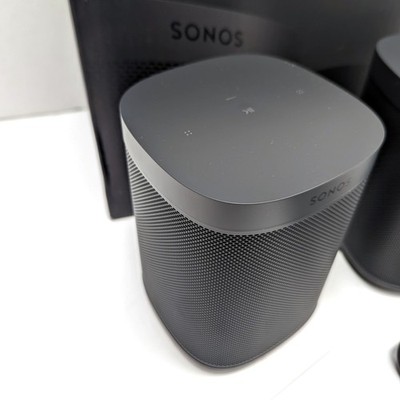 Sonos One SL Wireless Speaker, Black - 2 Pack for sale online | eBay