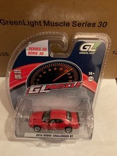 Greenlight Muscle series 2016 Dodge Challenger RT.        red