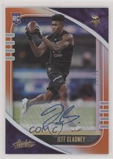 2020 Absolute Rookie Signatures Orange Spectrum 35/50 Jeff Gladney #154 Auto 0b2