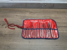 Vintage Proto Punch Chisel Set Wpouch 11pc Set Usa Made Chrome Vanadium
