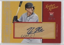 2019 Leather & Lumber Rookie Signatures Holo Silver /25 Kevin Newman Auto RC