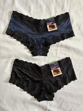 NEW MAIDENFORM PANTY Get Cheeky Hipster Soft 40823 Lace Womens Size Large 2 Pair