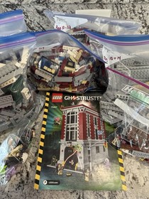 LEGO 75827: Ghostbusters Firehouse Headquarters. W/ Instr. & Minifigs. READ DESC