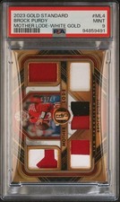 2023 Panini Gold Standard Mother Lode White Gold 45/49 Brock Purdy ML-4 PSA 9