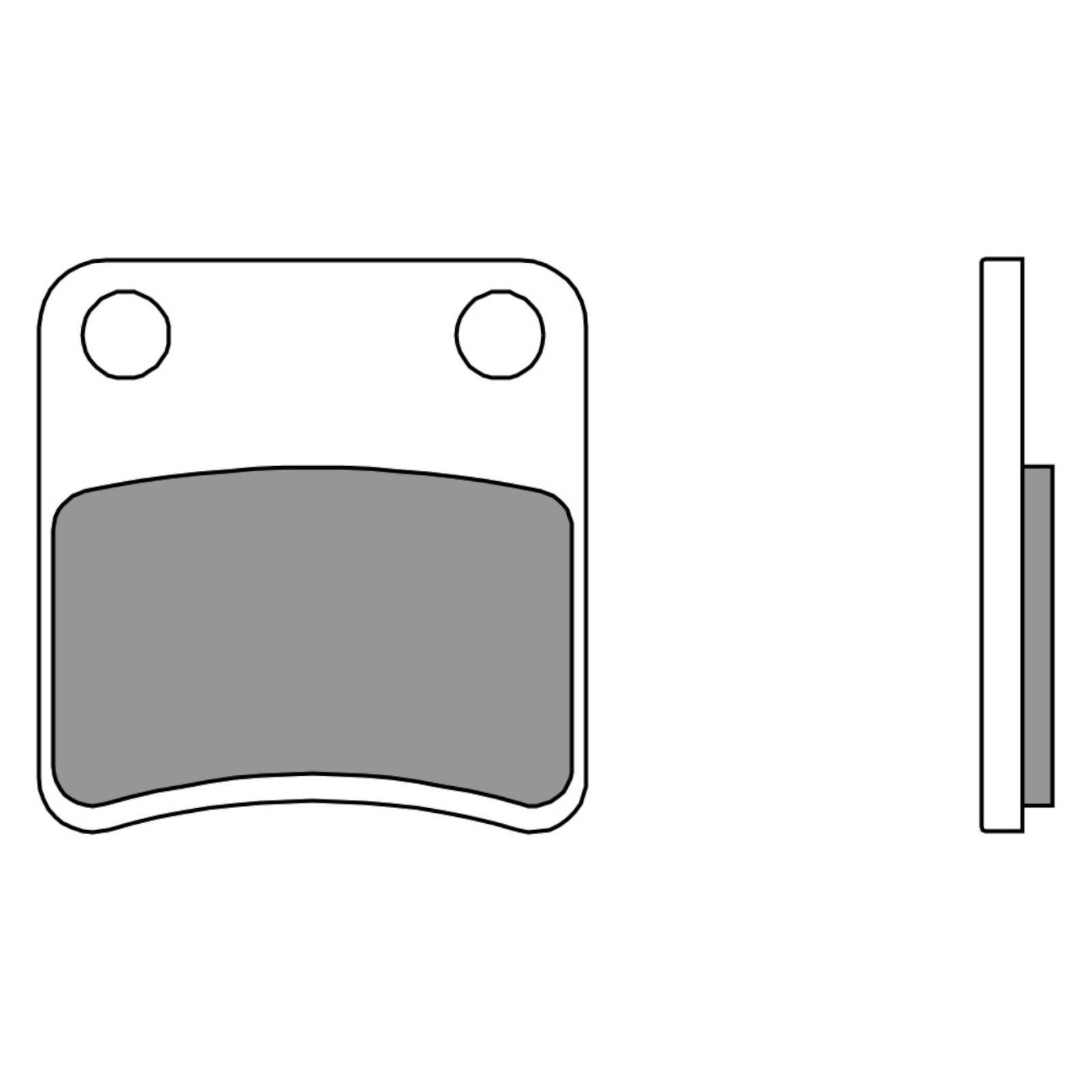 Brake Pads for HONDA CMX 1100 REBEL DCT 2021 Parking Street Brembo