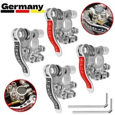 4x Batterie Polklemmen Batterieklemmen Schnellverbinder für Autobatterie KFZ LKW